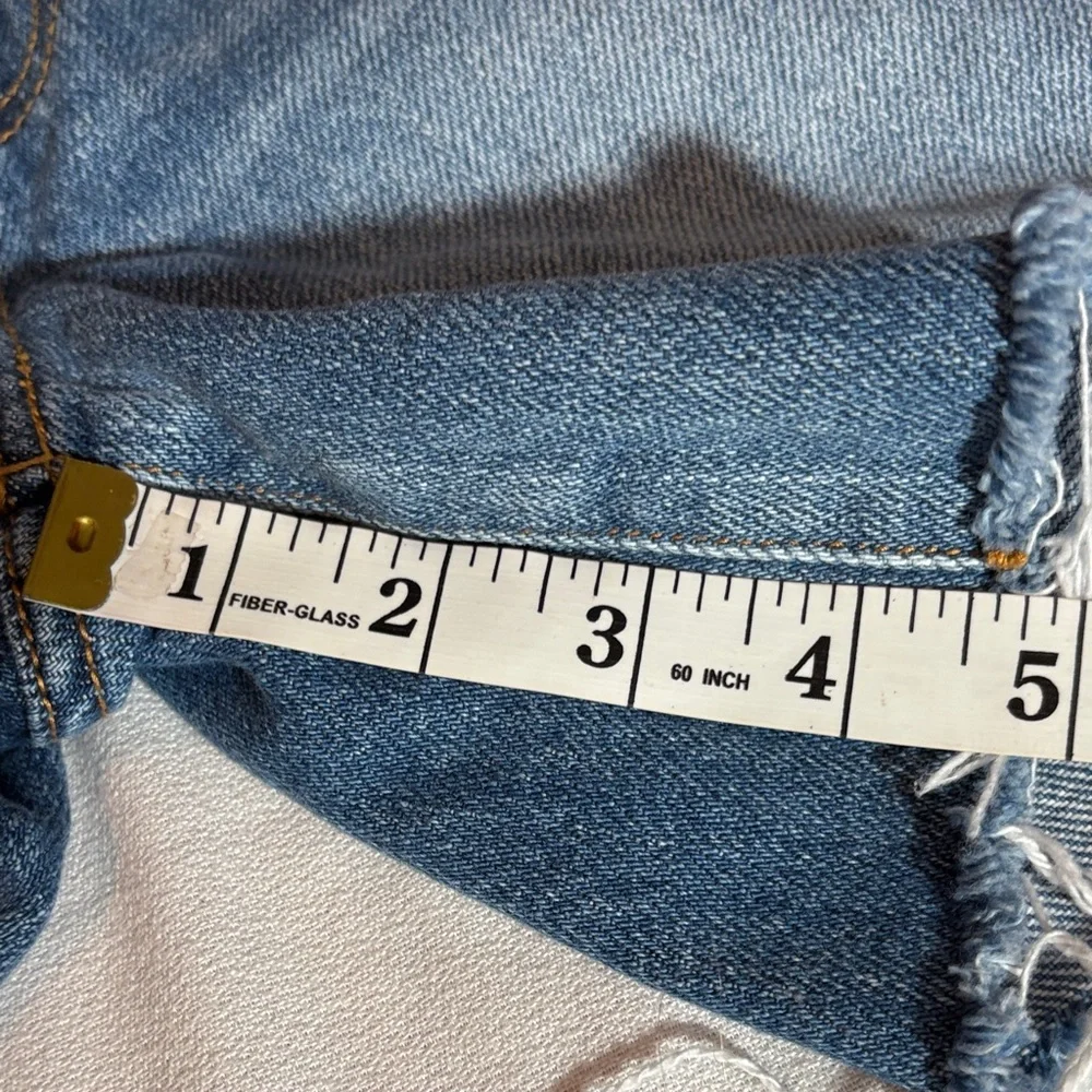 KanCan Blue Distressed Jean Shorts